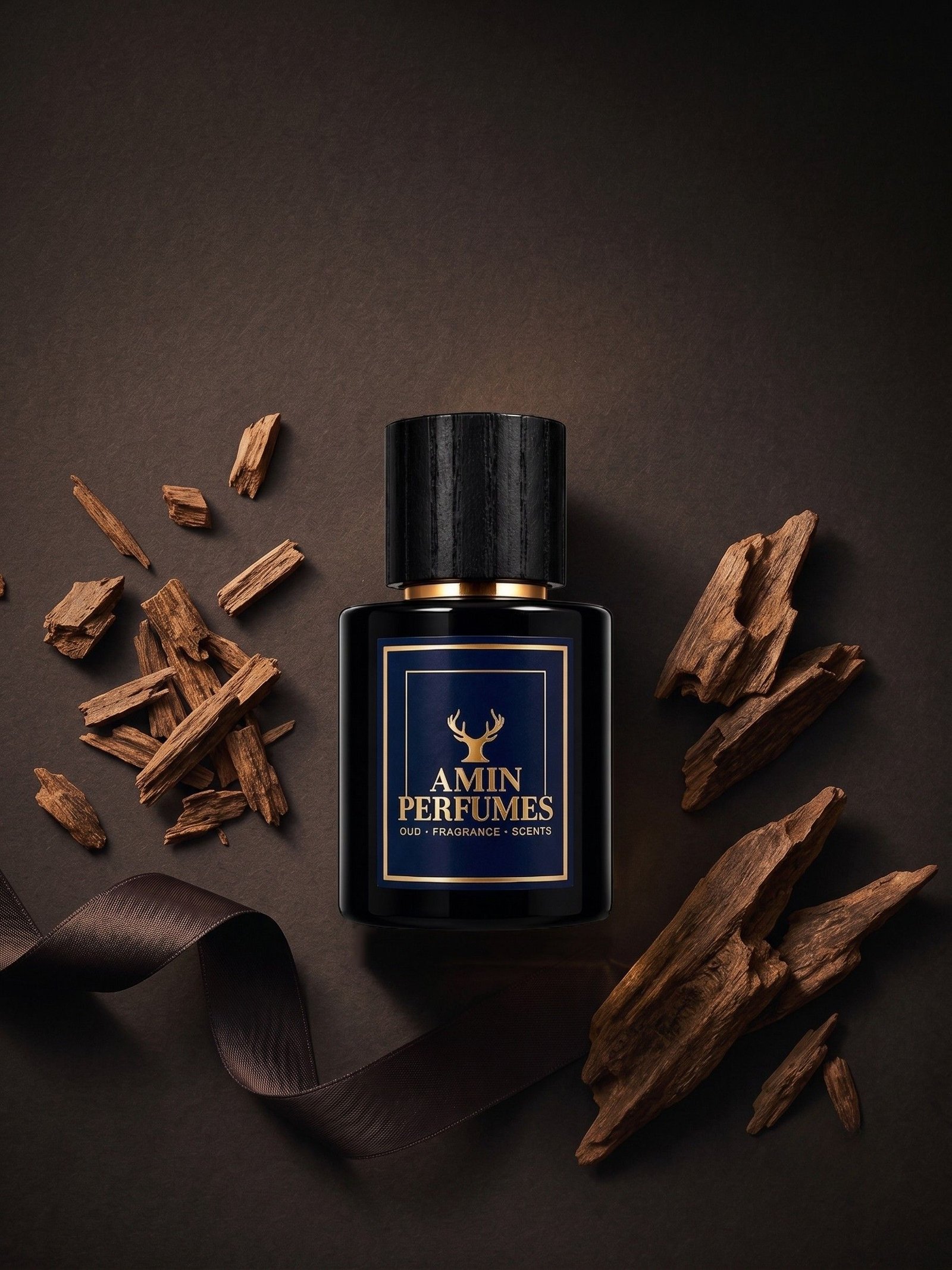 Perfumer composing a fragrance